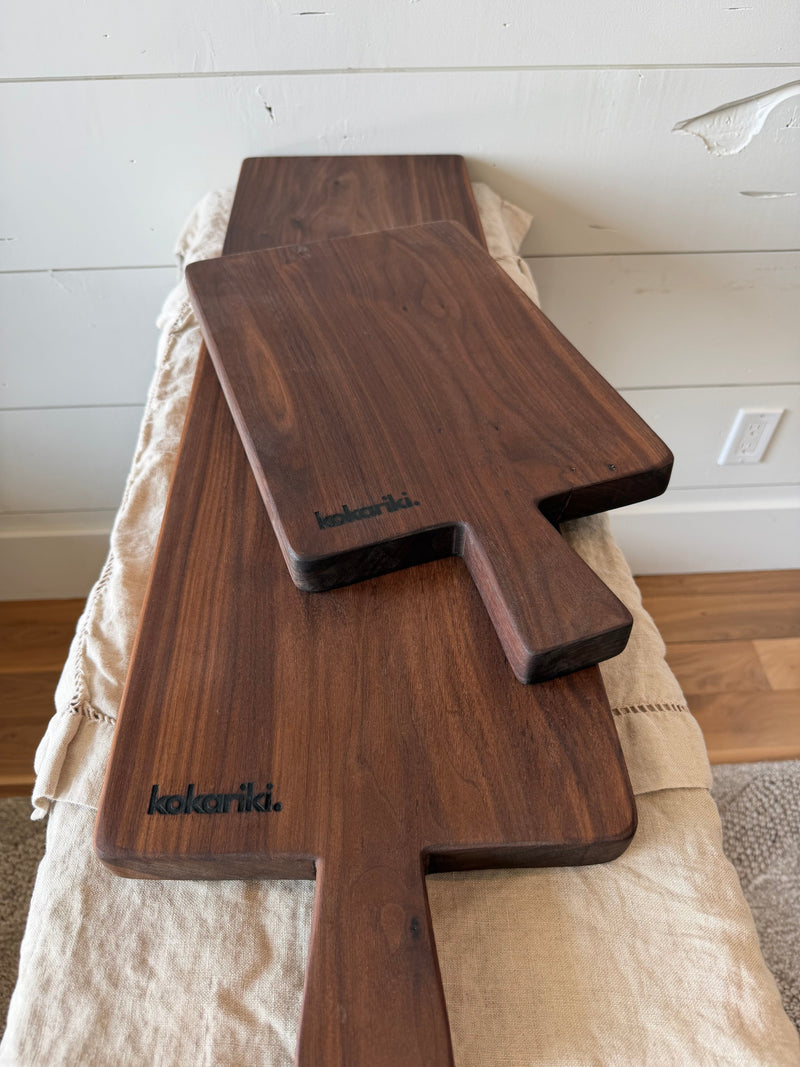 The Plank Serving Board — Black Walnut