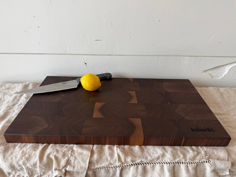 Chef’s Cutting Board — Black Walnut End Grain