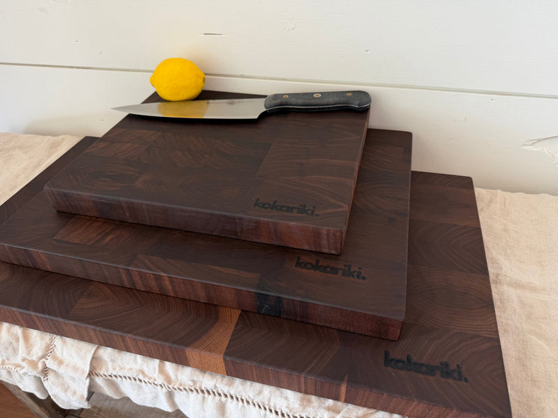 Chef’s Cutting Board — Black Walnut End Grain