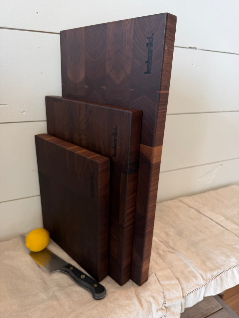 Chef’s Cutting Board — Black Walnut End Grain