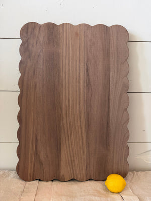 Heritage Scallop Board - Black Walnut