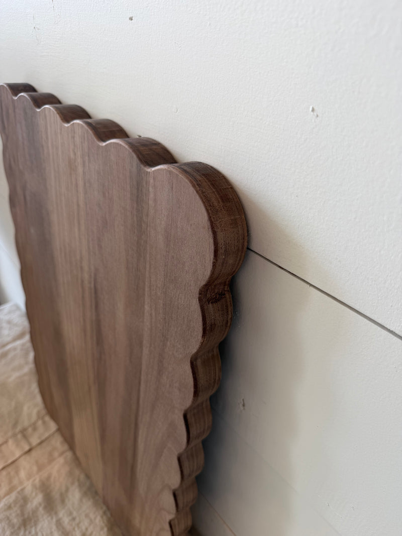Heritage Scallop Board - Black Walnut