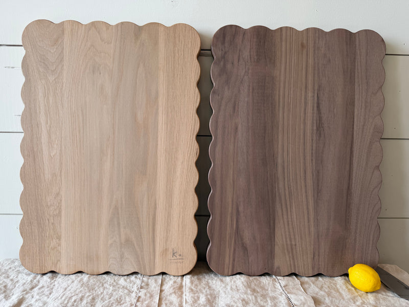 Heritage Scallop Board - Black Walnut