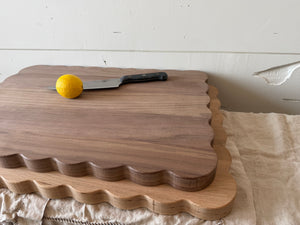 Heritage Scallop Board - Black Walnut