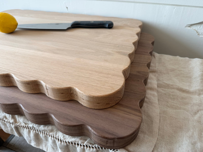 Heritage Scallop Board - White Oak