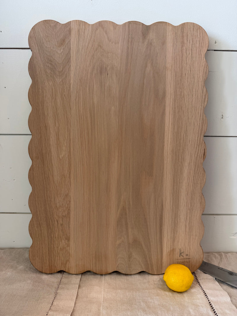 Heritage Scallop Board - White Oak