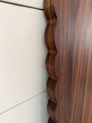 Heritage Scallop Board - Black Walnut