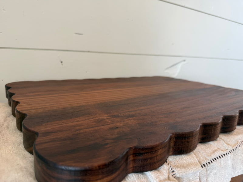 Heritage Scallop Board - Black Walnut