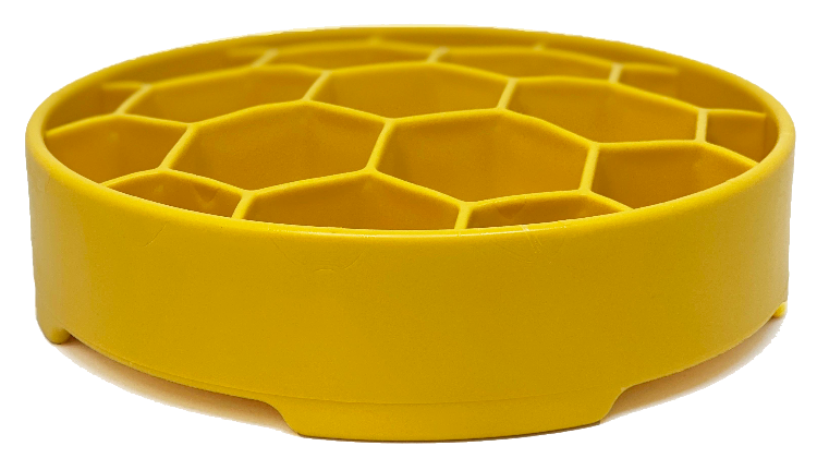 Honeycomb eBowl Deep Slow Feeder Dog Bowl | USA Made