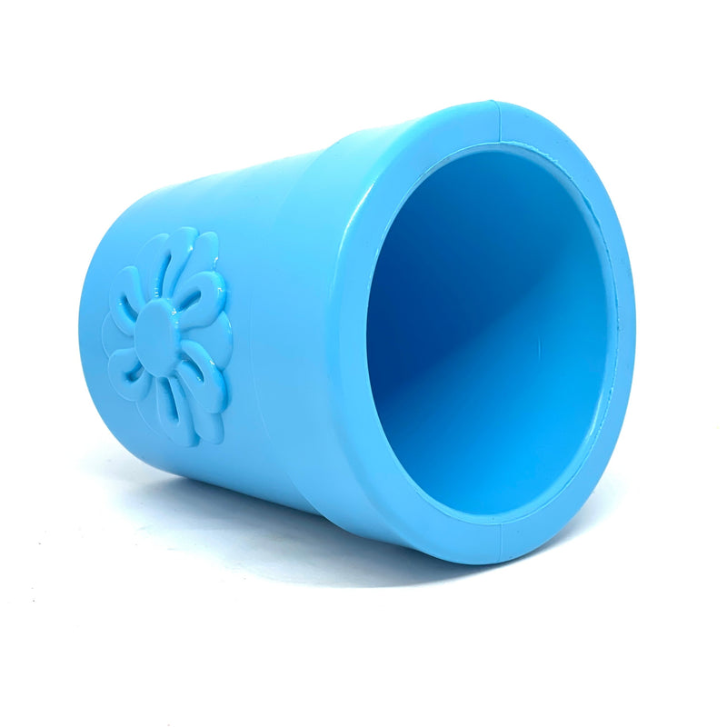 Large Flower Pot eCup Dog Treat Dispenser | Durable Rubber | USA-Made