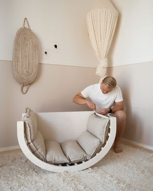 KAURA II Cushion for LUOTO II Rocker | Sand | 150cm x 55cm