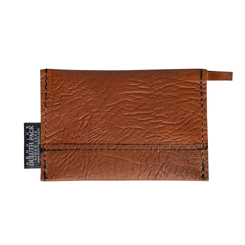 Bison Leather Gear Stash | 5.5" x 3.5" | YKK Zipper