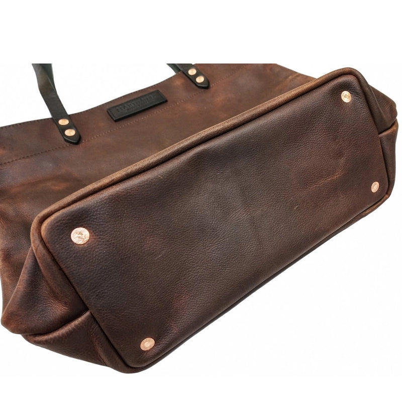 Leather Market Tote | Handcrafted in León, Mexico