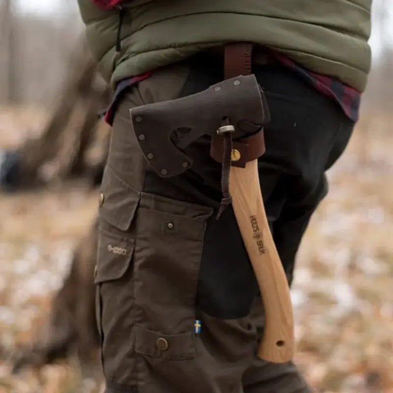 Axe Holder | Full-Grain Belt Leather | 5" x 2"