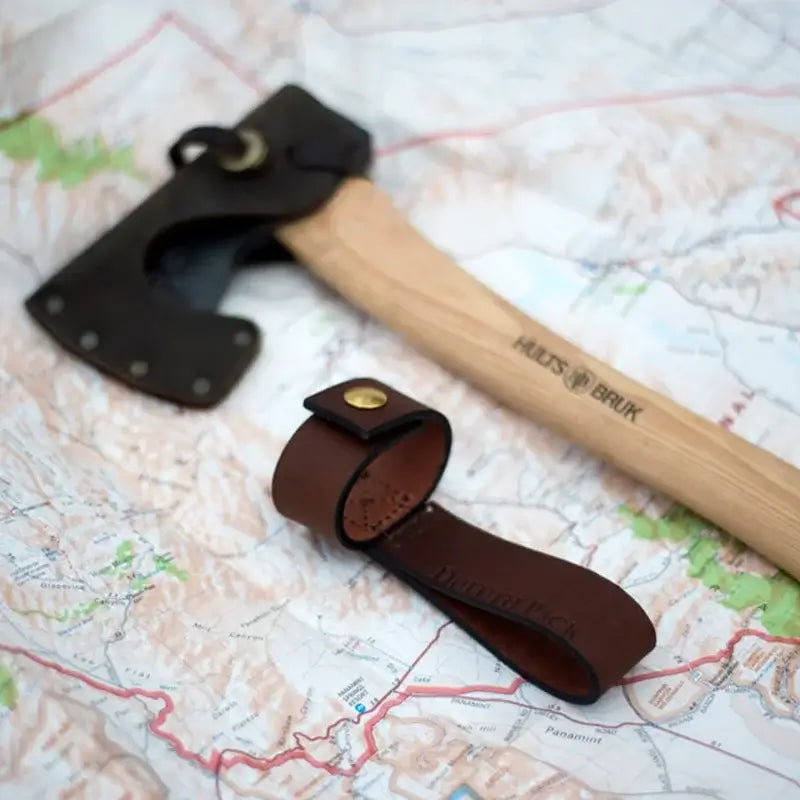 Axe Holder | Full-Grain Belt Leather | 5" x 2"