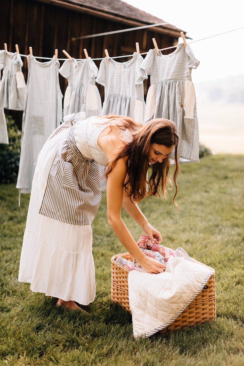 Handwoven Seagrass Laundry Basket | Leather Handles | 23" x 16" x 11"