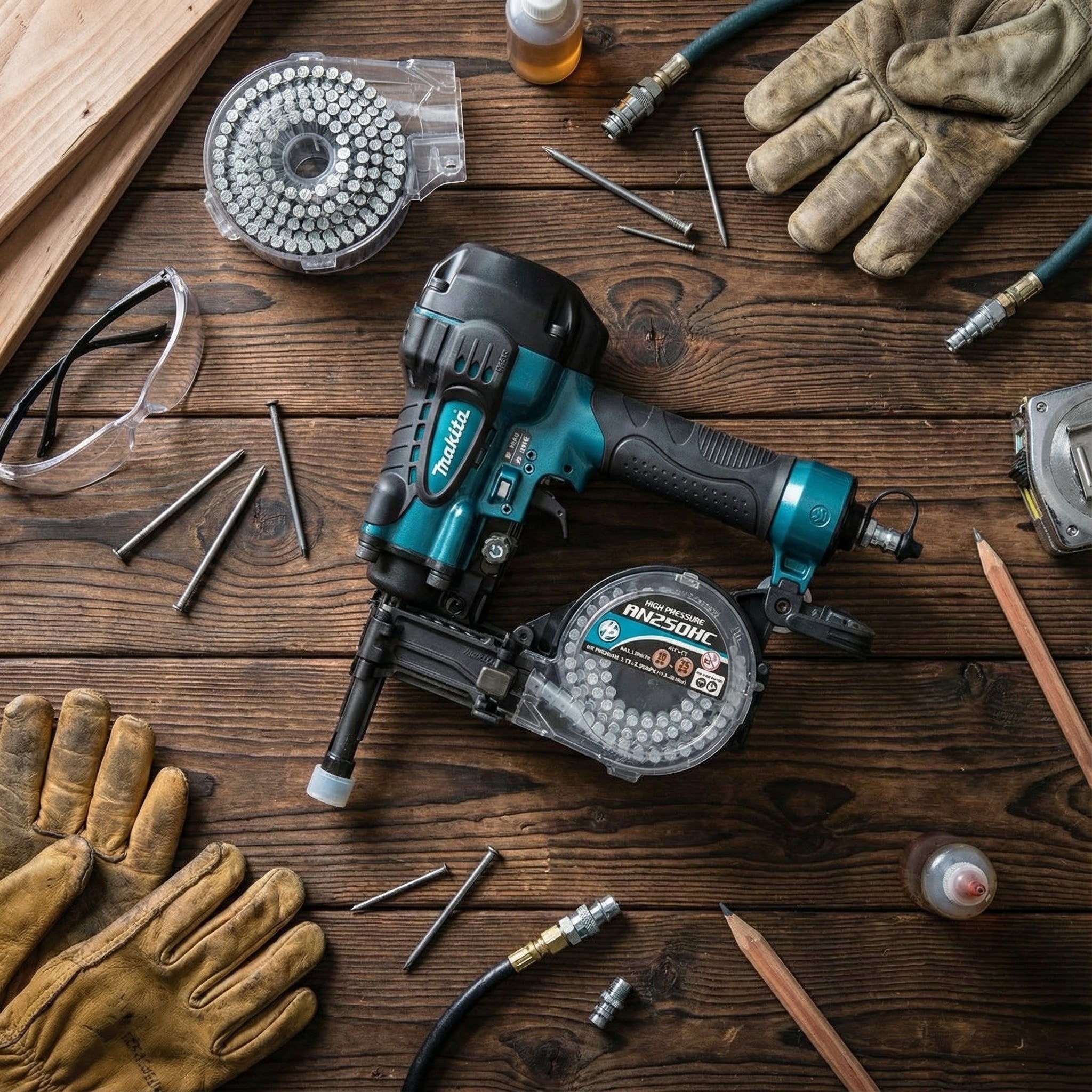 Makita 1" High Pressure Coil Concrete Nailer