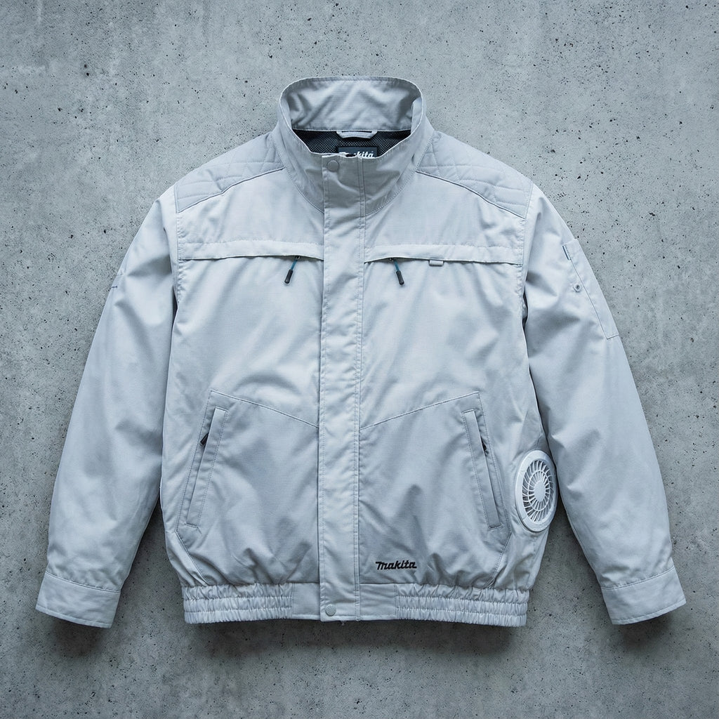 Makita 18V LXT Lithium-Ion Cordless UV Resistant Fan  Jacket - 2 XS - White