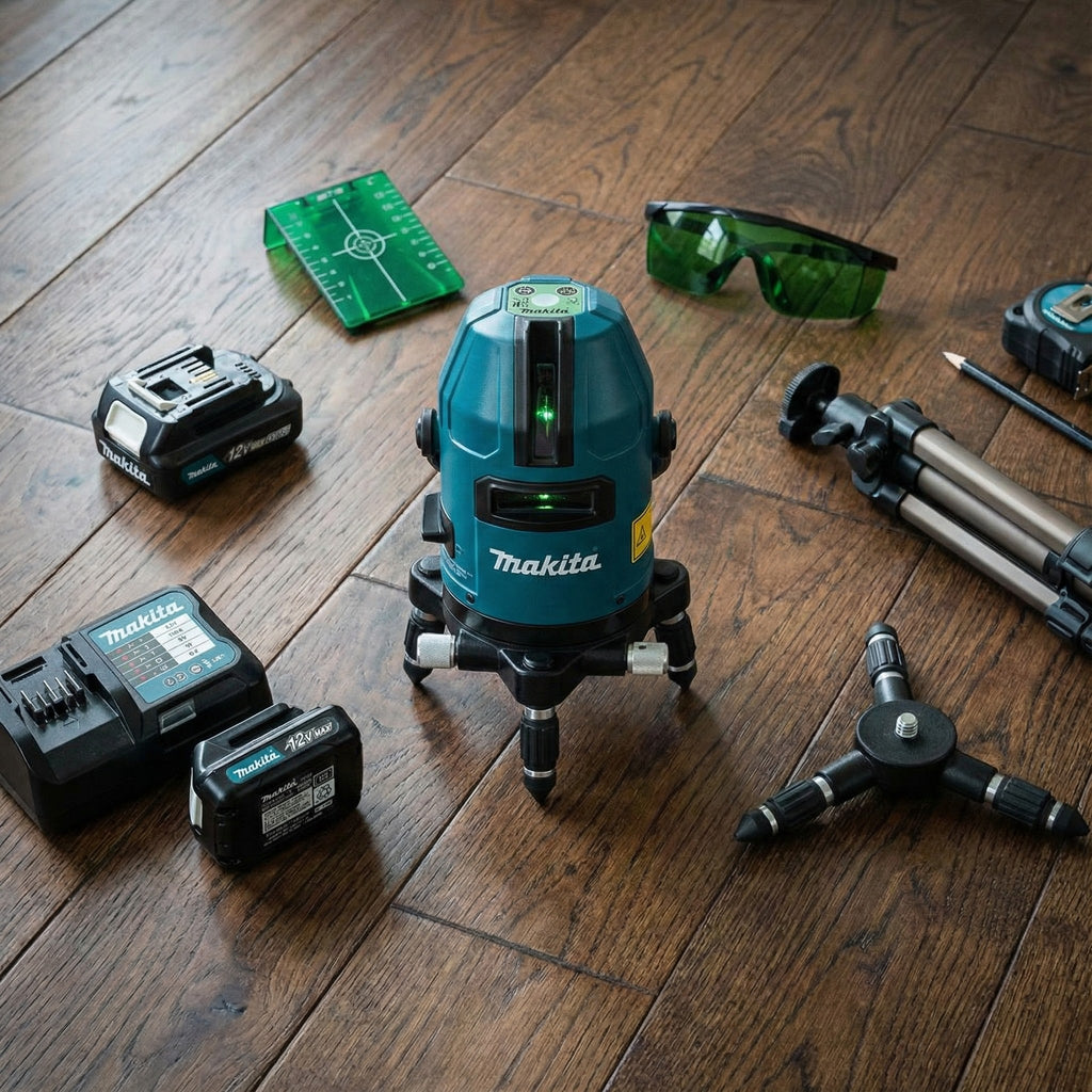 Makita 12V Max Cordless 1V/1H Laser Level Green - Tool  Only