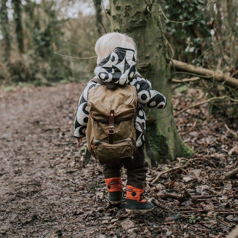 Mini Explorer Pack | Waxed Canvas Kids Backpack | Handmade in the UK