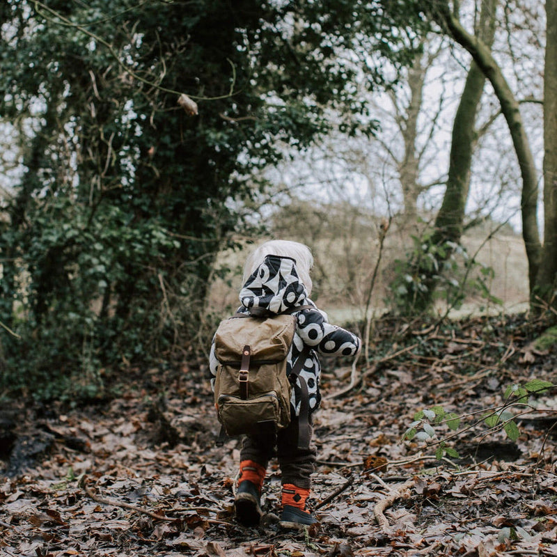 Mini Explorer Pack | Waxed Canvas Kids Backpack | Handmade in the UK