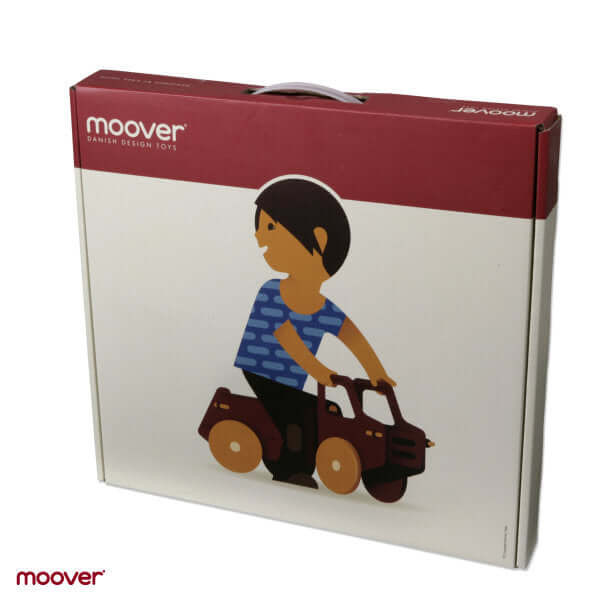Moover Dump Truck | Solid Birch Plywood Ride-On | Navy Blue