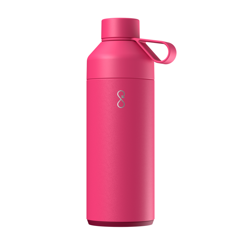 Recycled Stainless Steel Water Bottle | 26oz | Dual Opening Lid
