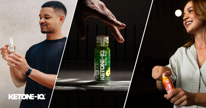 Ketone-IQ No Caffeine Shot | Raspberry Lemonade | 12 or 24 Pack