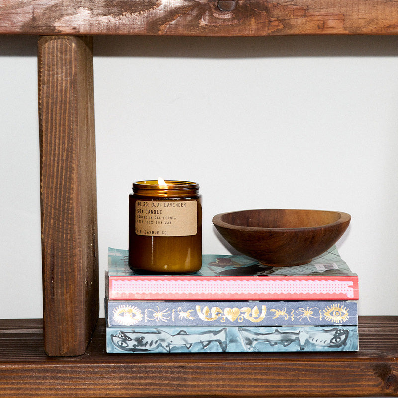 Ojai Lavender Candle | Soy Wax | 40–50 Hour Burn | P.F. Candle Co.