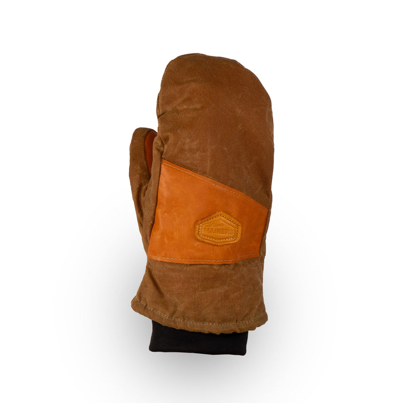 Peaks Mitts | Leather Palm | Knit Cuff | Made in Trenton, Maine