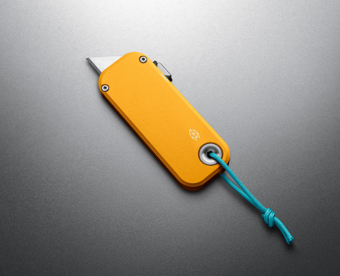 The Palmer Utility Knife | Aluminum or Recycled PCTG | Tool-Free Blade Changes
