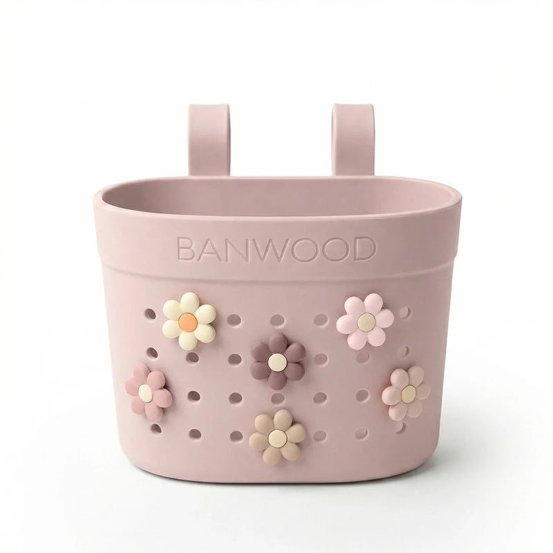 Banwood Basket Pins | Flower | Recycled Rubber