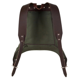 Waxed Canvas Rucksack | Leather Straps | Duluth Pack