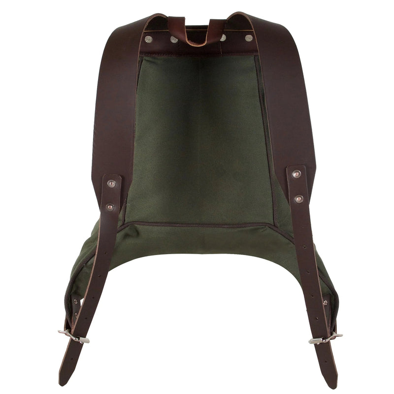 Waxed Canvas Rucksack | Leather Straps | Duluth Pack