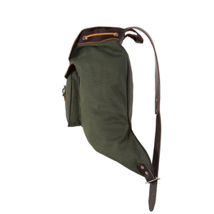 Waxed Canvas Rucksack | Leather Straps | Duluth Pack