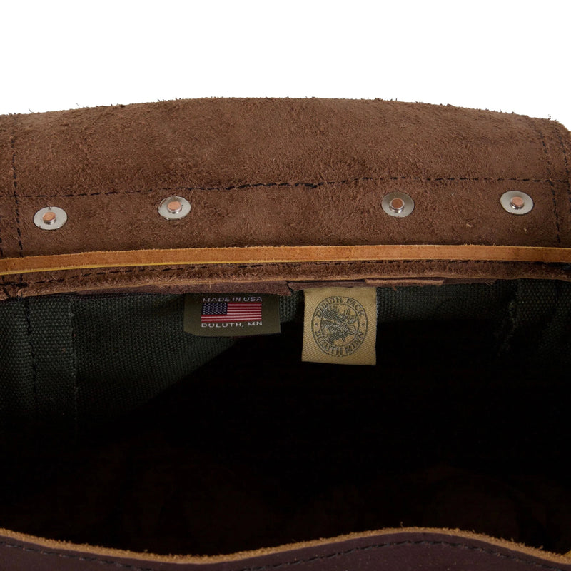 Waxed Canvas Rucksack | Leather Straps | Duluth Pack