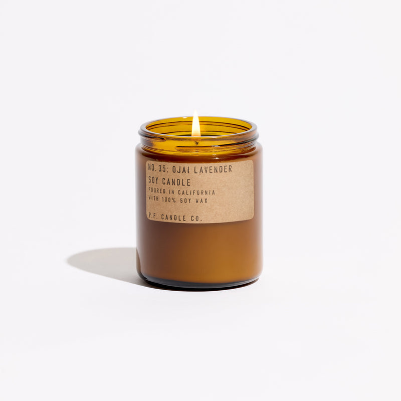 Ojai Lavender Candle | Soy Wax | 40–50 Hour Burn | P.F. Candle Co.