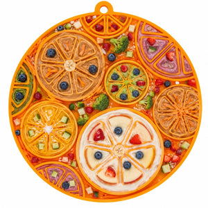 Citrus Design eMat Enrichment Lick Mat | with Suction Cups | USA Made