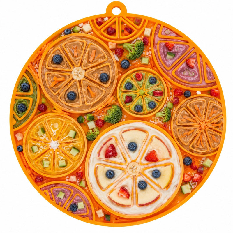 Citrus Design eMat Enrichment Lick Mat | with Suction Cups | USA Made