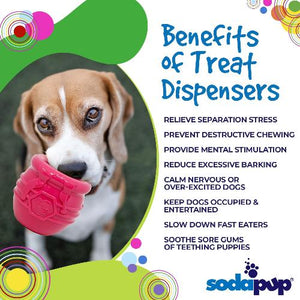 Honey Pot eCup Treat Dispenser | PUP-X Rubber | USA Made
