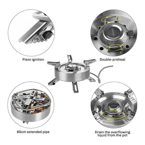 Saturn Dual-Mode Stove | 4.4–11.0 kW | Fire Maple
