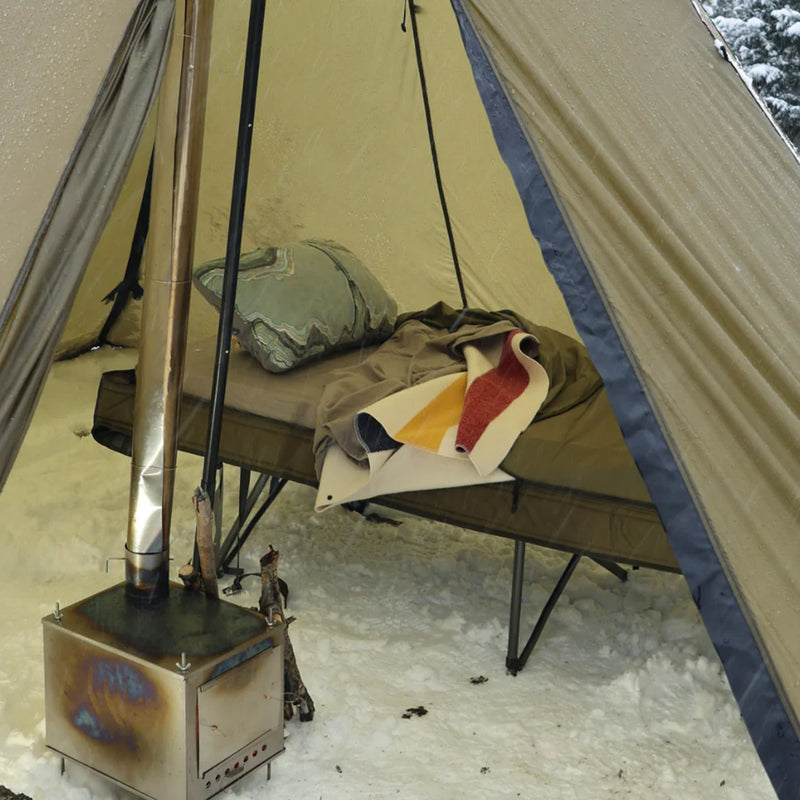 Badger Bed Sierra Bundle | Bedroll Shell, Down Quilt, Flannel Sheet Set, Sleeping Pad Compatible