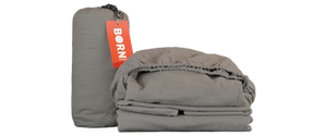 Badger Bed Sierra Bundle | Bedroll Shell, Down Quilt, Flannel Sheet Set, Sleeping Pad Compatible