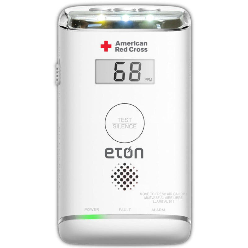American Red Cross Blackout Buddy Carbon Monoxide Detector | Plug-In or Battery Backup | UL2034 Certified