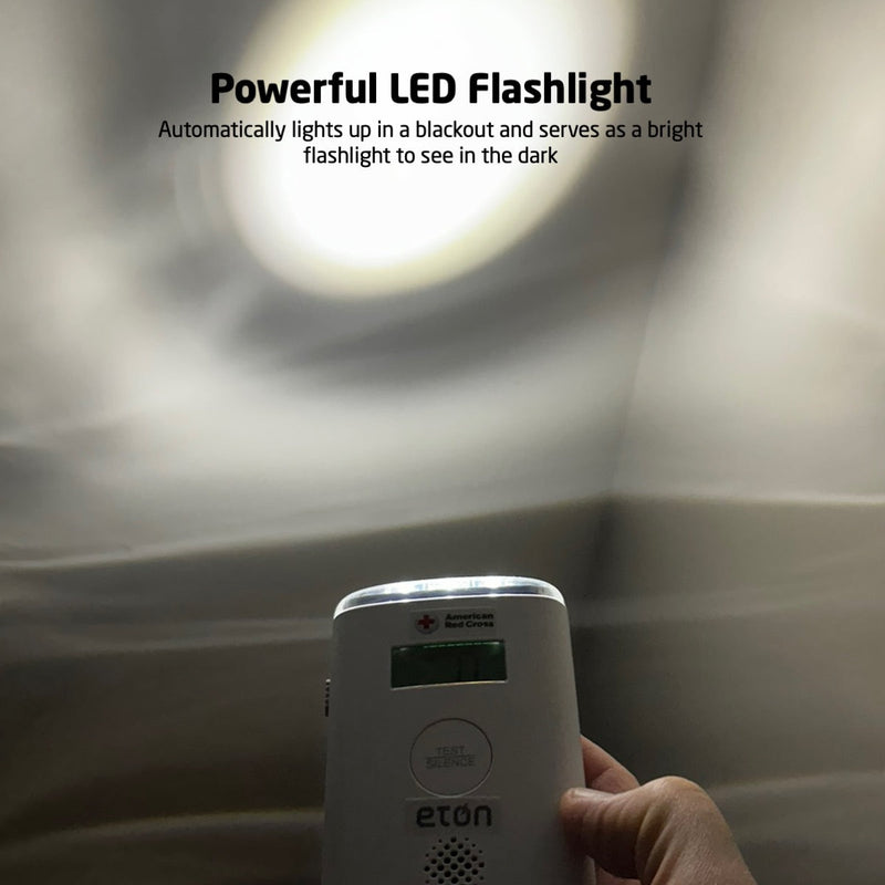American Red Cross Blackout Buddy Carbon Monoxide Detector | Plug-In or Battery Backup | UL2034 Certified