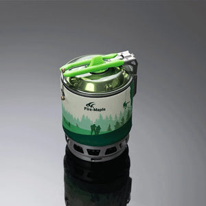 Star X3 Cooking System | 0.8L Pot | Stainless Steel & Anodized Aluminum | Fire Maple