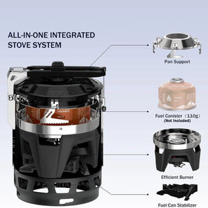 Star X3 Cooking System | 0.8L Pot | Stainless Steel & Anodized Aluminum | Fire Maple