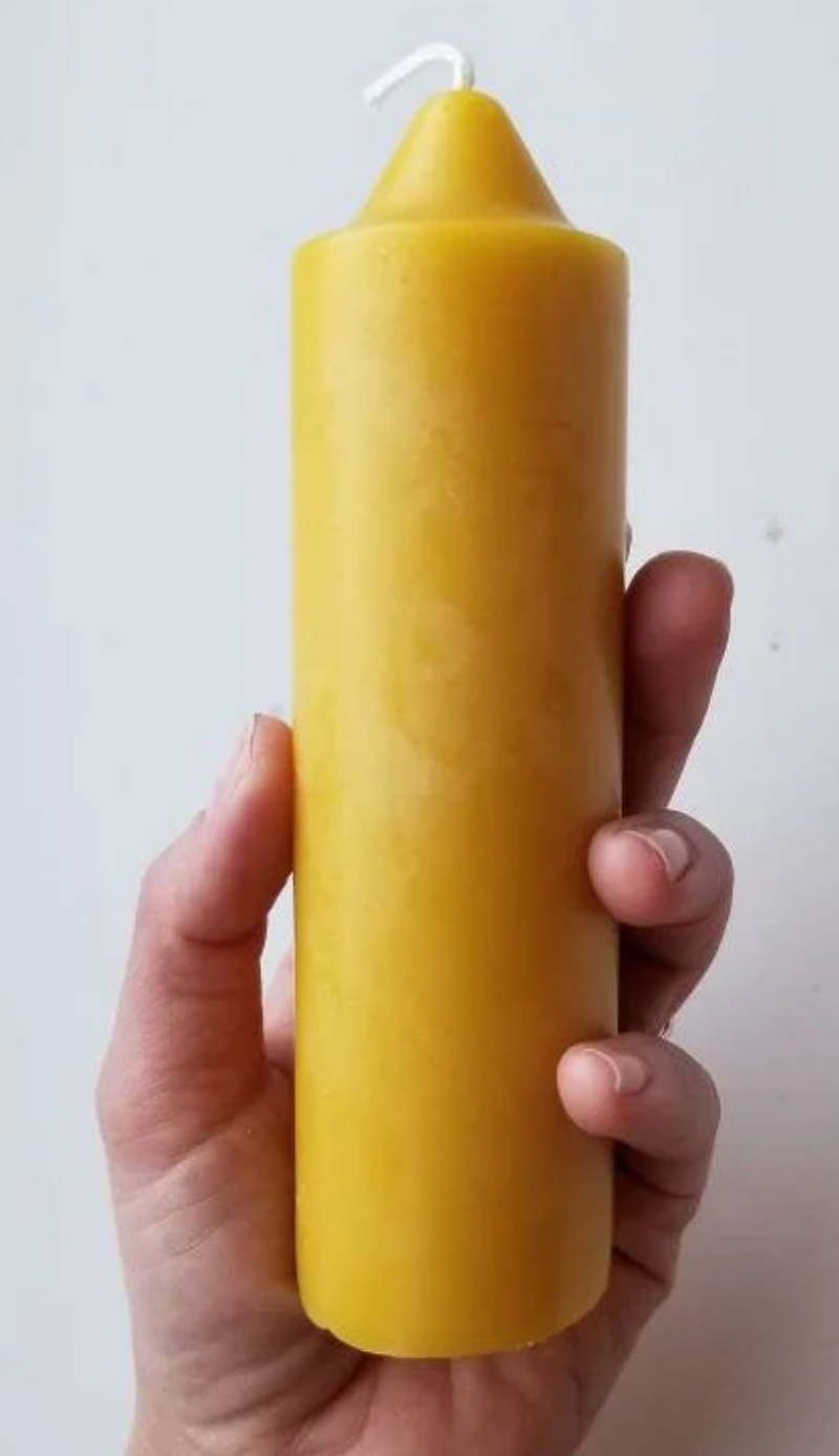 Beeswax Emergency Candle | 48+ Hour Burn Time | 6.5oz