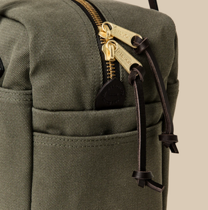 Rugged Twill Zipper Tote Bag