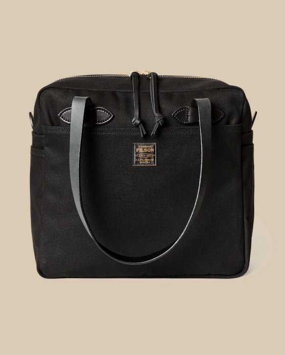 Rugged Twill Zipper Tote Bag